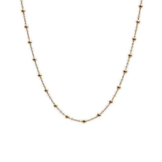 18K Gold plated Silver Ball Choker